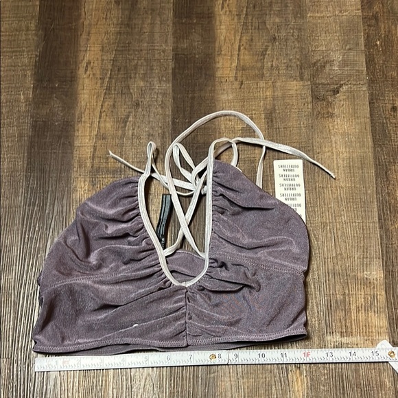 Urban outfitters Out from Under Purple Halter Bikini Top small summer beach Y2K - Picture 1 of 8